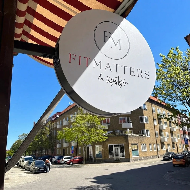 Custom Round Hanging Business Sign