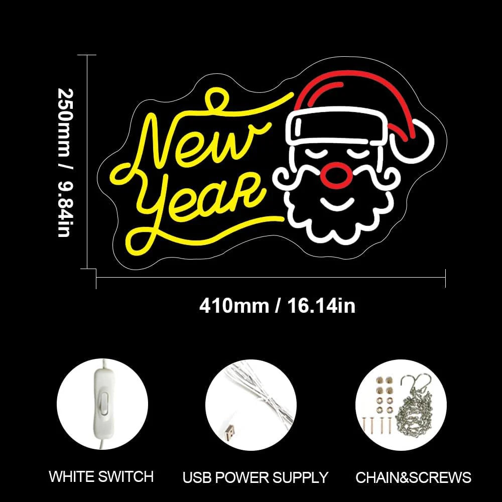 Celebrate 2025 in Style – Elegant Neon Display