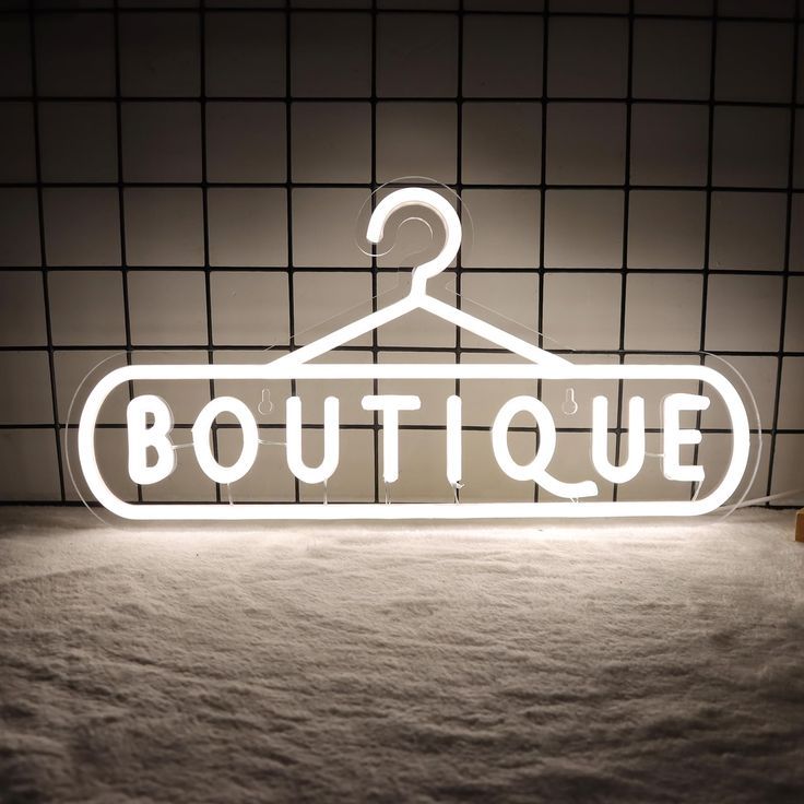Boutique LED Neon Sign – Premium Retail Store Display Sign