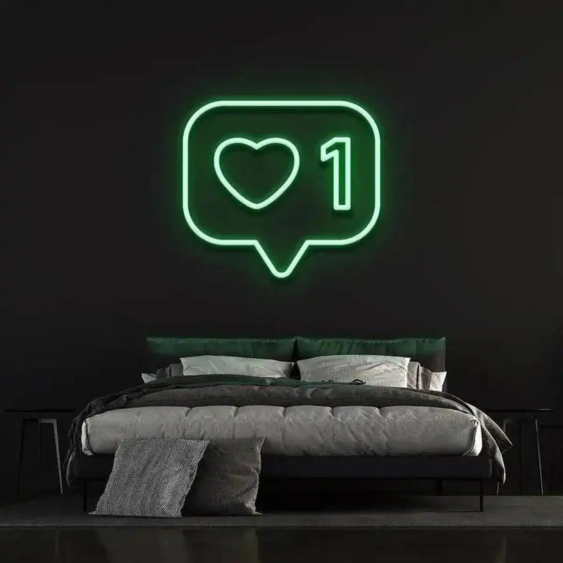 LIKE - LED NEON SIGN-Neonsigns-Green-45 x 90 cm-Neon Brothers