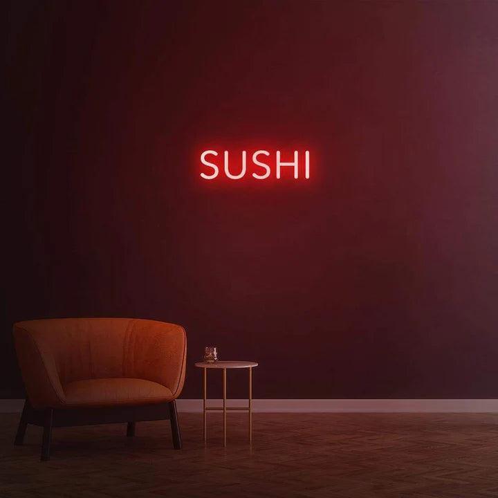 SUSHI - LED NEON SIGN-Neonsigns-45 x 90 cm-Red-Neon Brothers