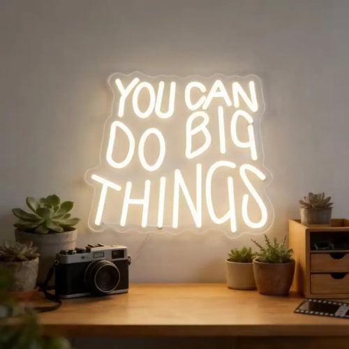 Inspirational Neon Signs: A Bright Path to Motivation