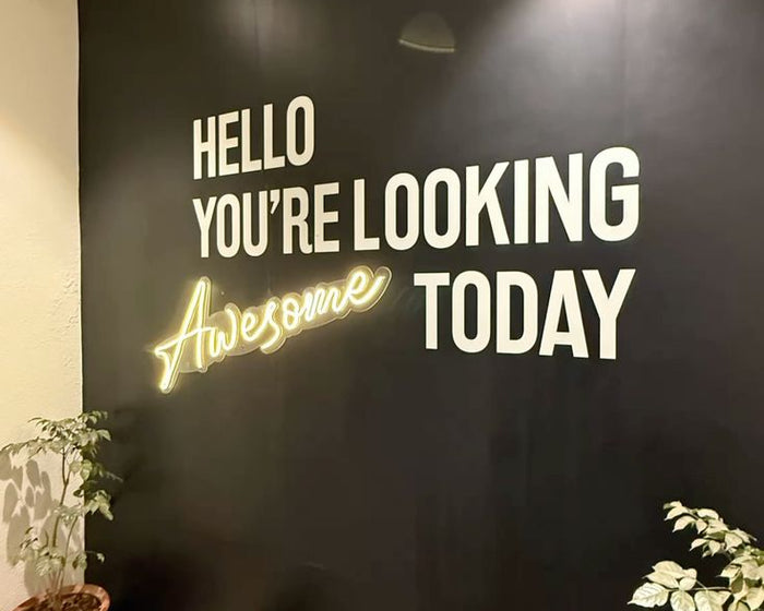 Custom cafe signage project LED neon lightbox Perth - Neon Brothers