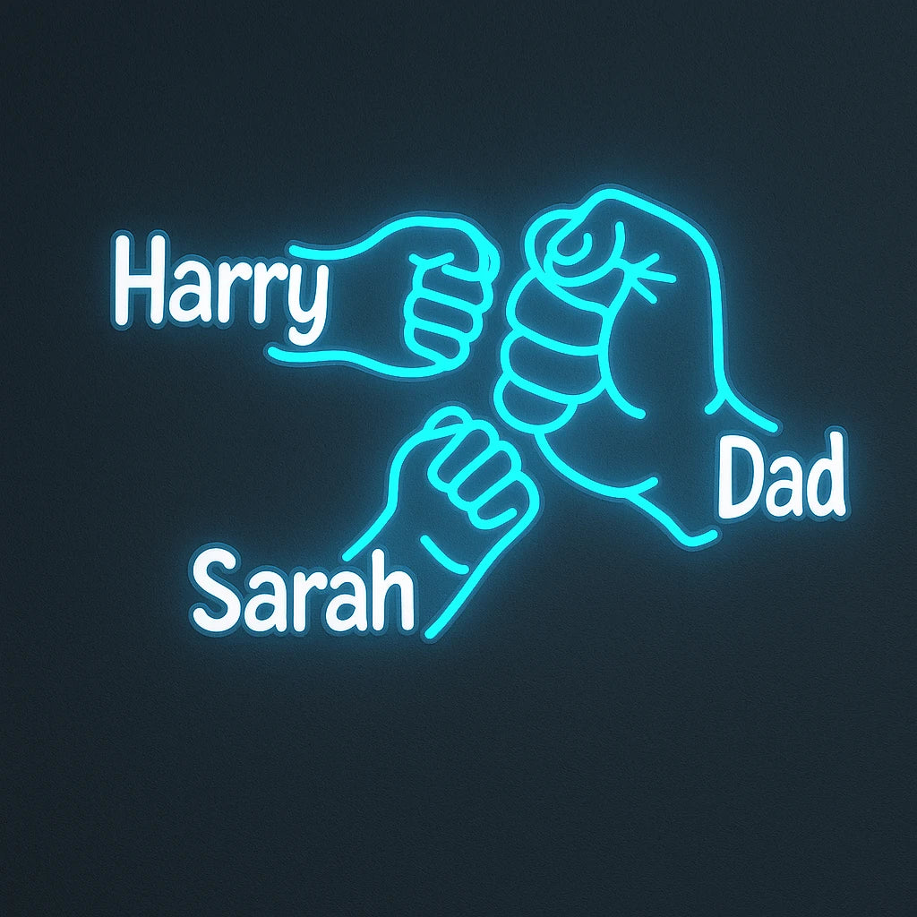 Super Dad Neon Sign Custom LED Father's Day Gift