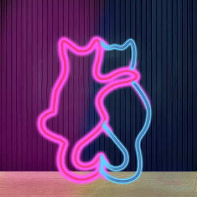 Cat Love - Neon Sign