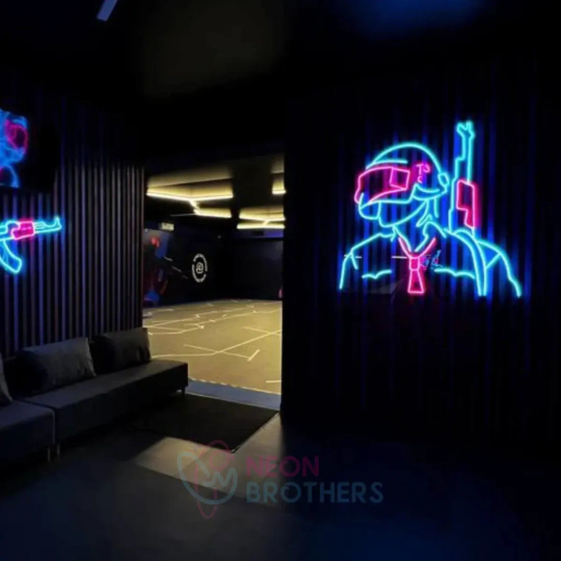 PUBG Neon Sign for Ultimate Gaming Room Decor