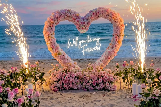 Wedding Neon Sign | Romantic Proposal Decor | LED Event Backdrop