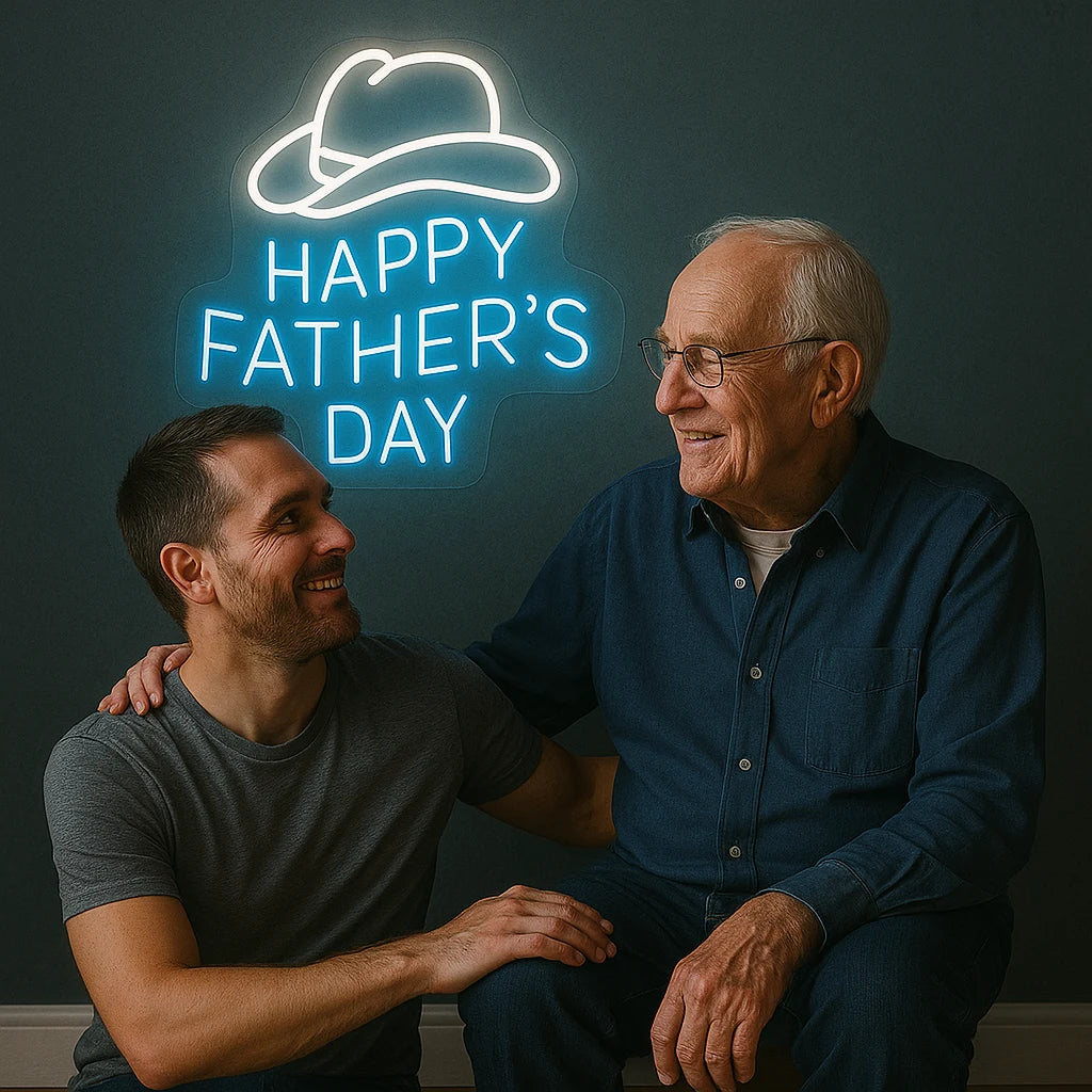 Custom Father's Day Neon Sign LED Gift for Dad