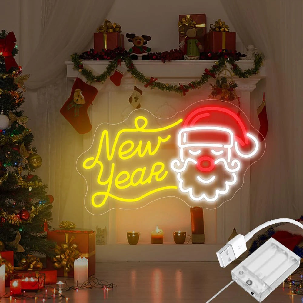 Celebrate 2025 in Style – Elegant Neon Display