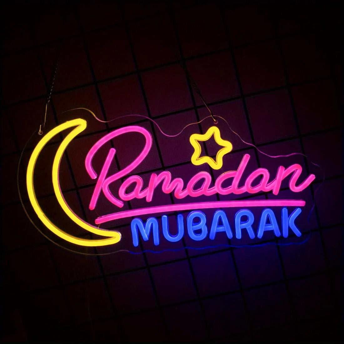Ramadan Decoration Neon Sign – LED Light for Islamic Home Décor