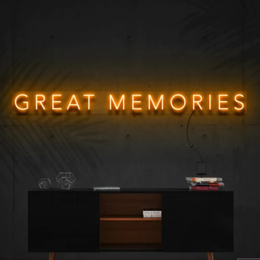 Great Memories Neon Sign | Inspirational LED Light for Home & Bedroom,