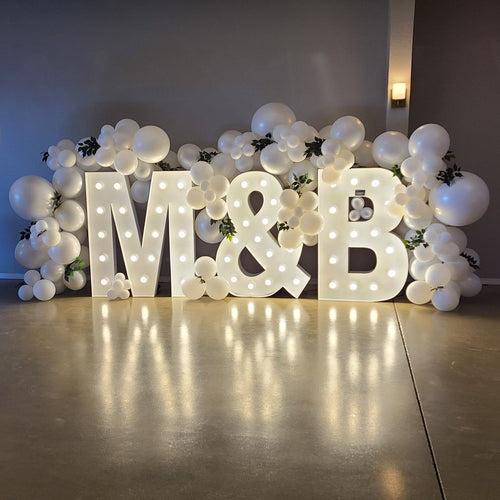 MR MRS Marquee Letters Wedding Brisbane QLD - Neon Brothers