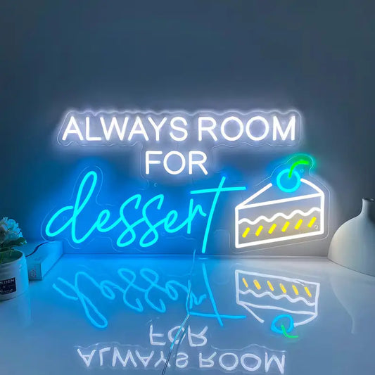 Dessert LED Neon Sign | Bakery Wall Decor | Cafe Interior Lighting