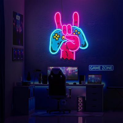 Game Controller Neon Sign
