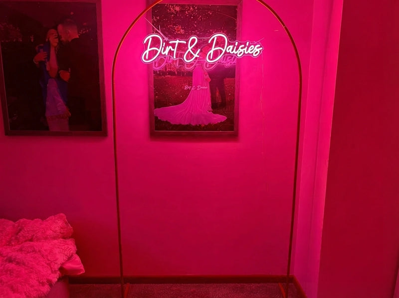 Custom LED neon bridal boutique sign for Dirt & Daisies – Melbourne, VIC – Neon Brothers
