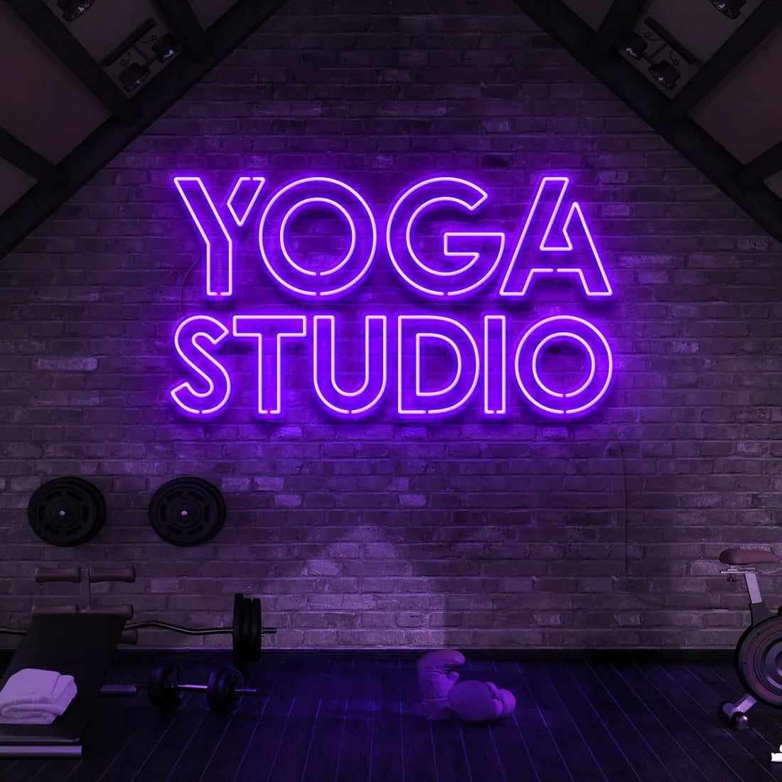 Yoga Studio Neon Sign - LED Wall Decor for Wellness